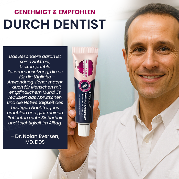 Nur noch 22 Stück verfügbar!!!-Dobshow® Thermoplastischer Prothesenkleber - LIMITED-TIME OFFER | Zeigen Sie Ihr schönes Lächeln!💕