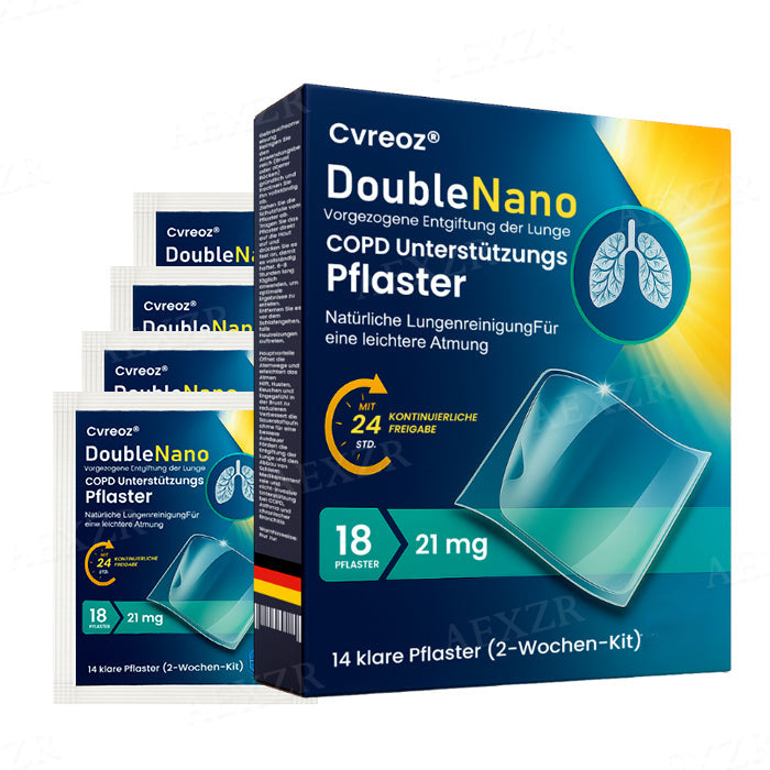 Cvreoz® DoubleNano COPD-Unterstützungspflaster | BEGRENZTES RABATTANGEBOT✨