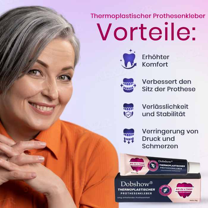 Nur noch 22 Stück verfügbar!!!-Dobshow® Thermoplastischer Prothesenkleber - LIMITED-TIME OFFER | Zeigen Sie Ihr schönes Lächeln!💕