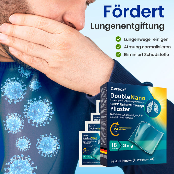 Cvreoz® DoubleNano COPD-Unterstützungspflaster | BEGRENZTES RABATTANGEBOT✨