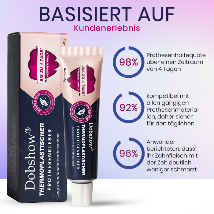 Nur noch 22 Stück verfügbar!!!-Dobshow® Thermoplastischer Prothesenkleber - LIMITED-TIME OFFER | Zeigen Sie Ihr schönes Lächeln!💕