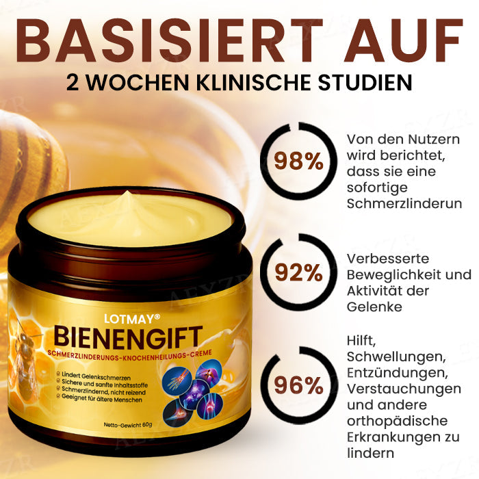 LOTMAY® Bienengift Schmerzlinderungs-Knochenheilungs-Creme | ❗❗BEGRENZTES RABATTANGEBOT