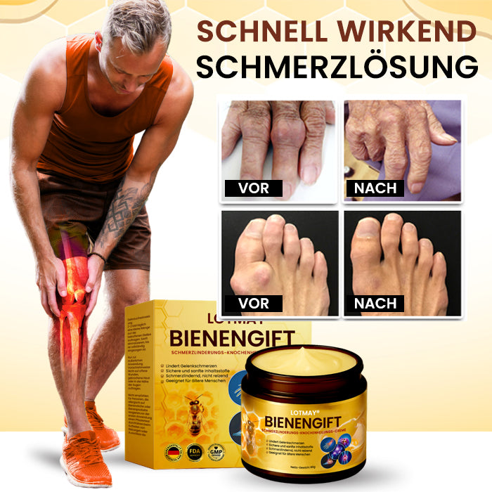 LOTMAY® Bienengift Schmerzlinderungs-Knochenheilungs-Creme | ❗❗BEGRENZTES RABATTANGEBOT