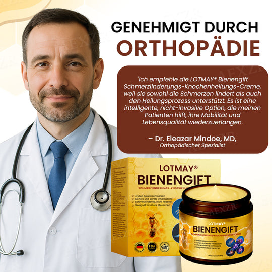 LOTMAY® Bienengift Schmerzlinderungs-Knochenheilungs-Creme | ❗❗BEGRENZTES RABATTANGEBOT