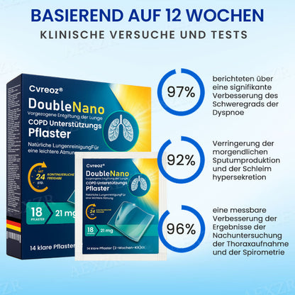 Cvreoz® DoubleNano COPD-Unterstützungspflaster | BEGRENZTES RABATTANGEBOT✨